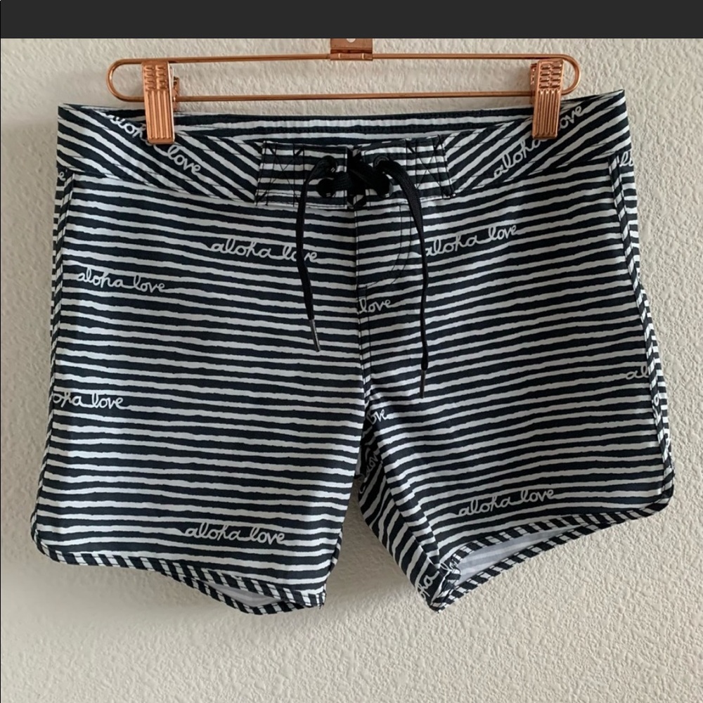 Billabong Girls Swim Board Shorts Love Aloha 14